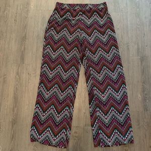 Printed palazzo pants